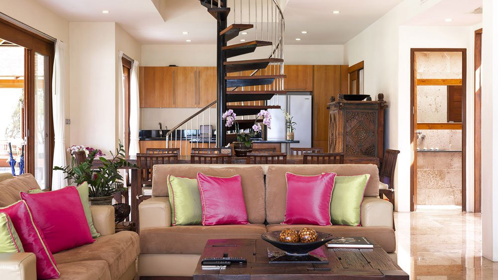 Tawantok Beach Villas - Villa 2 - Living room layout